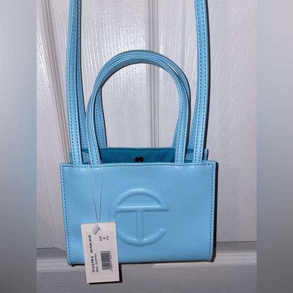 Telfar Small Shopping Bag - Pool Blue - Picture 3 of 7